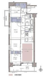 ディームス横濱青木町 802 間取り図