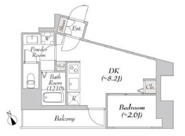 ルミーク根岸 703 間取り図