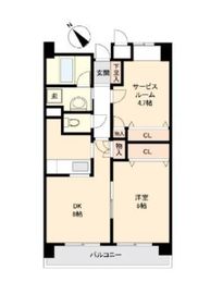 カールトンプラザ川崎 803 間取り図