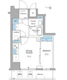 ルフォンリヴェント清澄白河 302 間取り図