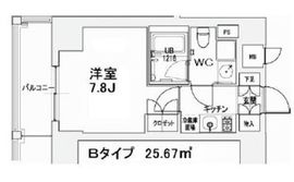 エスティメゾン王子 1304 間取り図