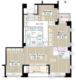 ランテンヌ四谷 603 間取り図