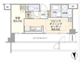ブリリア目黒大橋 6階 間取り図