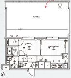 PREMIUM CUBE 東高円寺DEUX (プレミアムキューブ東高円寺デュー) 403 間取り図
