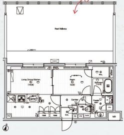 PREMIUM CUBE 東高円寺DEUX (プレミアムキューブ東高円寺デュー) 404 間取り図