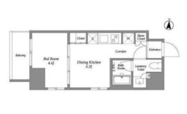 ウエリスアーバン住吉EAST 104 間取り図