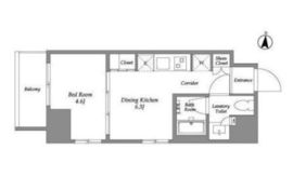 ウエリスアーバン住吉EAST 506 間取り図