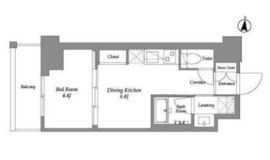 ウエリスアーバン住吉EAST 702 間取り図