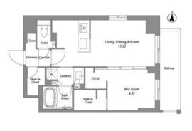ウエリスアーバン住吉EAST 907 間取り図