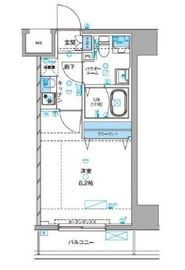 ジェノヴィア浅草3グリーンヴェール 4階 間取り図