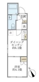 プラティーク清澄庭園 202 間取り図