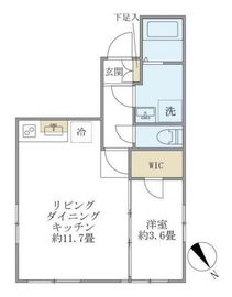 プラティーク清澄庭園 403 間取り図