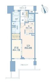 アドレシア 4階 間取り図