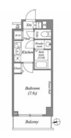 ルクレ上北沢ルネサンスコート 506 間取り図