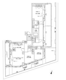 パークハウス中目黒 5階 間取り図