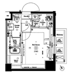 アクサス池袋レジデンス 5階 間取り図
