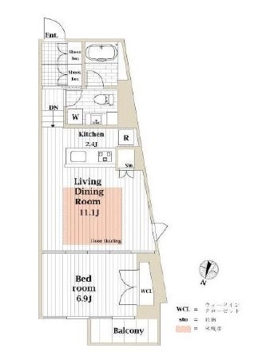 富士見イースト 312 間取り図