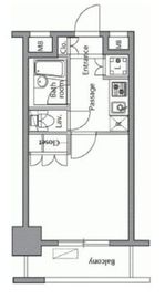レジデンス横濱関内 411 間取り図