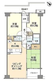 グレーシア横濱片倉 3階 間取り図