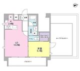 スタイリオ妙蓮寺Ⅱ 501 間取り図