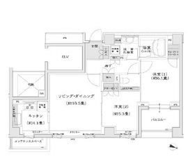 パークハウス中目黒 3階 間取り図