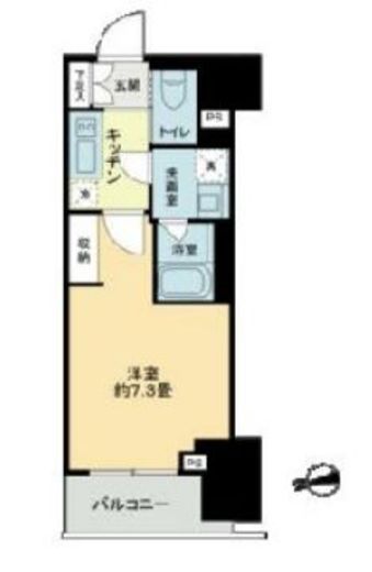 ザ・ライオンズフォーシア鶴見 210 間取り図