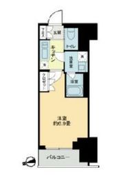 ザ・ライオンズフォーシア鶴見 507 間取り図