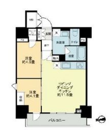 ザ・ライオンズフォーシア鶴見 801 間取り図