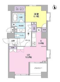 ベラカーサ秋葉原 6階 間取り図