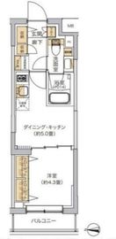 リビオメゾン湯島 302 間取り図