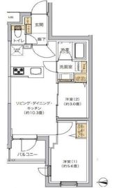 リビオメゾン湯島 305 間取り図
