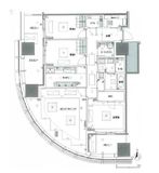 麻布台ヒルズレジデンスB 20階 間取り図