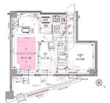 ディアナコート小石川播磨坂レジデンス 4階 間取り図