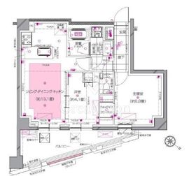 ディアナコート小石川播磨坂レジデンス 4階 間取り図