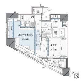 ピアース乃木坂 9階 間取り図