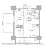 パークアクシス西大島コンフォートスクエア 1301 間取り図