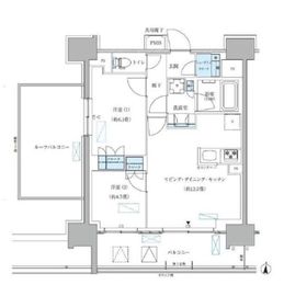 パークアクシス西大島コンフォートスクエア 1301 間取り図
