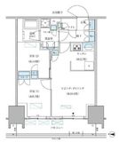 パークアクシス西大島コンフォートスクエア 1420 間取り図