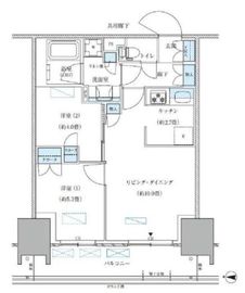 パークアクシス西大島コンフォートスクエア 1420 間取り図