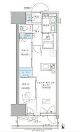 パークアクシス品川天王洲アイル 212 間取り図
