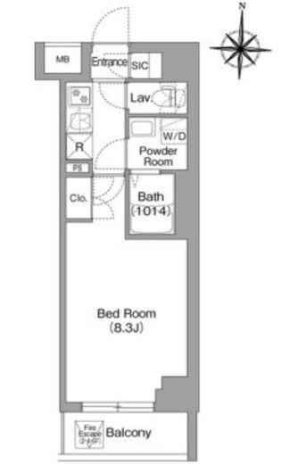 BPRレジデンス大島 110 間取り図