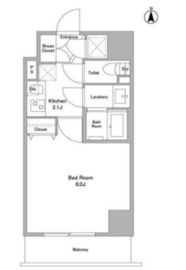 テラス王子 203 間取り図