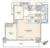 プラウドタワー小岩フロント 32階 間取り図