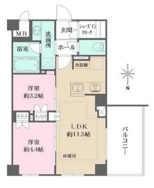 グラサージュ横濱鶴見リトリート 2階 間取り図