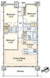 ザ・パークハウス成城彩景 4階 間取り図