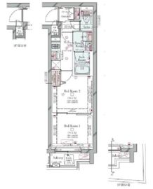 コンシェリア目黒本町 THE RESIDENCE 1階 間取り図