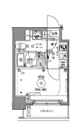 クレイシア品川戸越 2階 間取り図