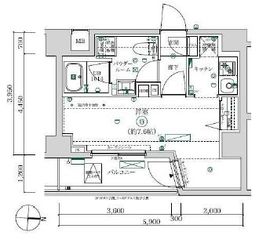 MAXIV武蔵新城TRE 2階 間取り図