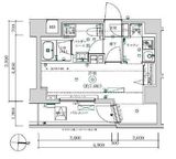 MAXIV武蔵新城TRE 6階 間取り図