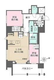 ザ・パークハウス芝御成門 12階 間取り図